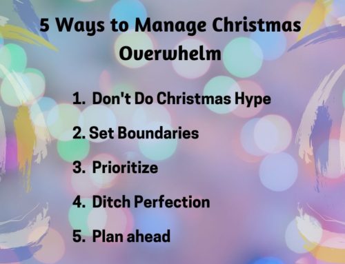 5 Ways to Manage Christmas Overwhelm